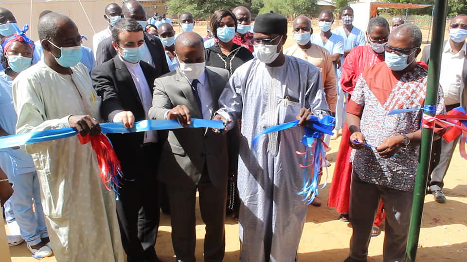 Inauguration of the Magis Covid clinic in Chad