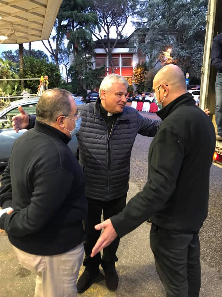 A book presentation at the Jesuit Community in Villapizzone, Milan