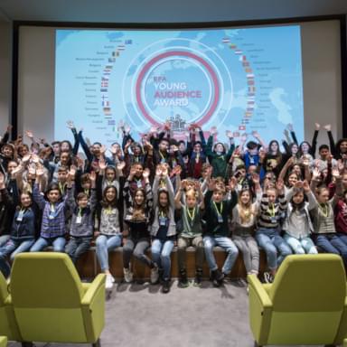 Young people at an event organized by the Niels Stensen Foundation in Florence