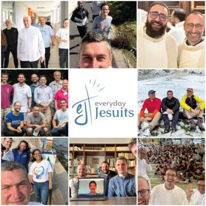 Images and logo from the Everyday Jesuits Instagram channel